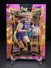 2025 Panini Select WNBA #9 Cameron Brink Pink Ice Prizms
