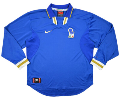 Nike 1996-97 ITALY LONGSLEEVE SHIRT TRIKOT XL