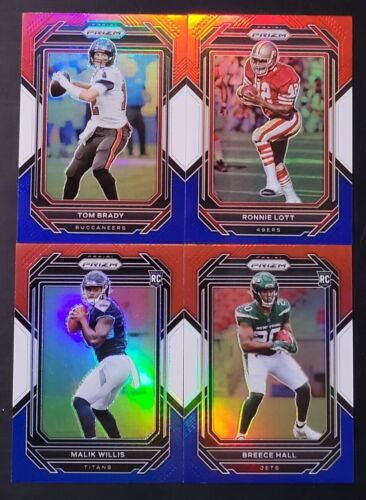 2022 Prizm Football RED WHITE BLUE PRIZMS 251-400 You Pick the Card - Picture 1 of 1