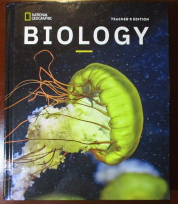 National Geographic Biology Teacher edition hardcover Textbook 9780357859155 D