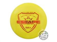 USED Dynamic Discs Fuzion Escape 175g Yellow Red Foil Fairway Driver Golf Disc