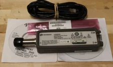 Agilent Keysight U2049XA LAN Peak/Average Power Sensor 10MHz-33GHz GOOD w/Cables