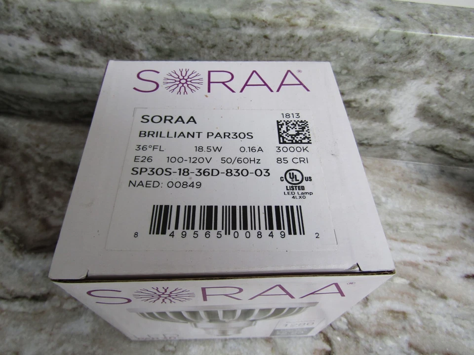 SORAA 18.5W LED PAR30S 3000K 36 DEGREE - E26 BASE by BULBRITE - Image 2 of 4