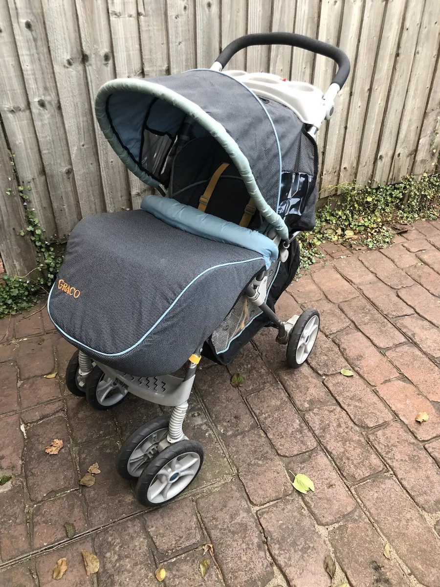 Graco blue stroller sales