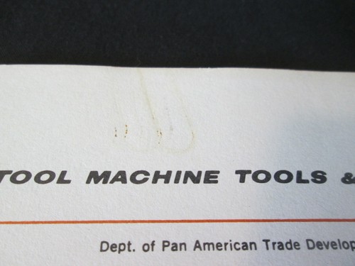 Vintage 1966 Quote Ephemera Econmaster Pantool Machine Tools & Instruments - Picture 4 of 6
