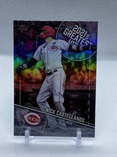 2022 Topps Series 1 NICK CASTELLANOS 2021’s Greatest Hits Foil Card Reds #21GH-3