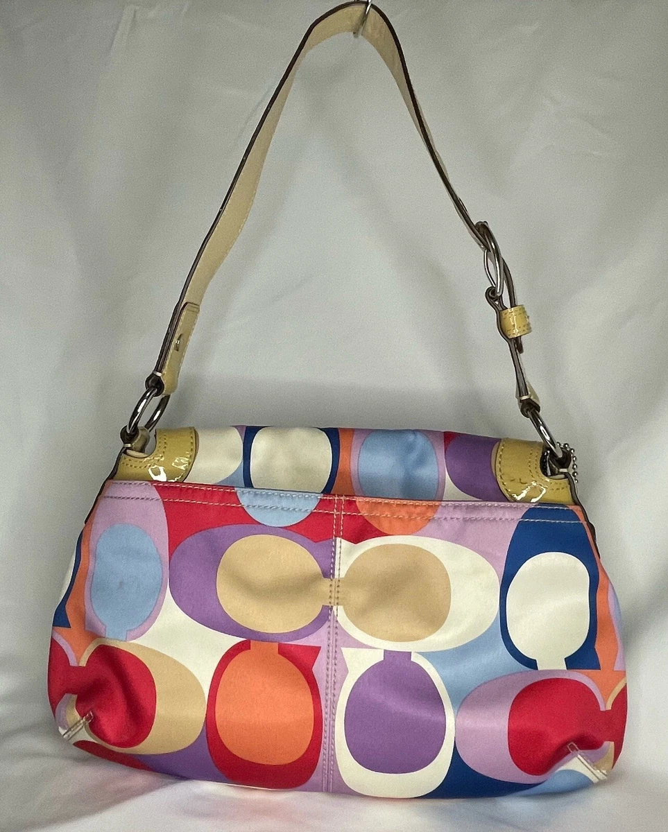 Colorful coach purses deals