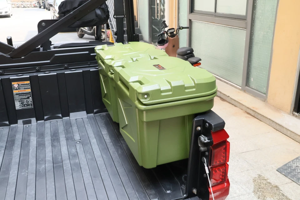 UTV Bed Box Storage Cargo Box for Polaris Ranger 1000 900 570 General 1000 US Foto 4 de 4