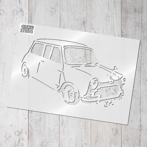 Mini plantilla de pared reutilizable para coche para decoración de habitación infantil - plantilla de arte de pared 10175 - Imagen 7 de 12