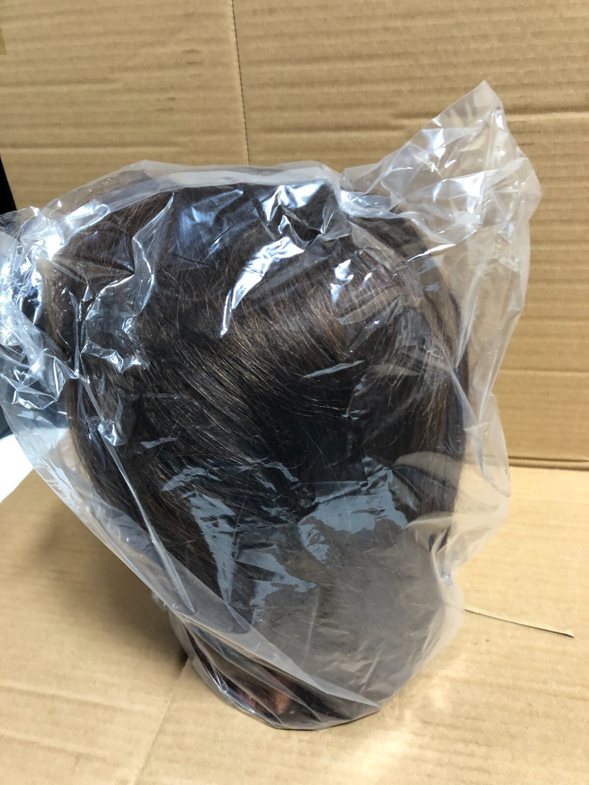 Marianna Mr. Magnum Manikin 14108 Human Hair 18"- 20" Color Level 4 New Open Box