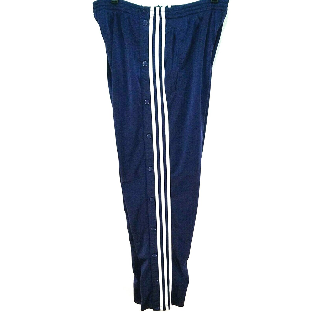 VTG ADIDAS Adibreak Track Pants 2001 Blue White Breakaway Sewn