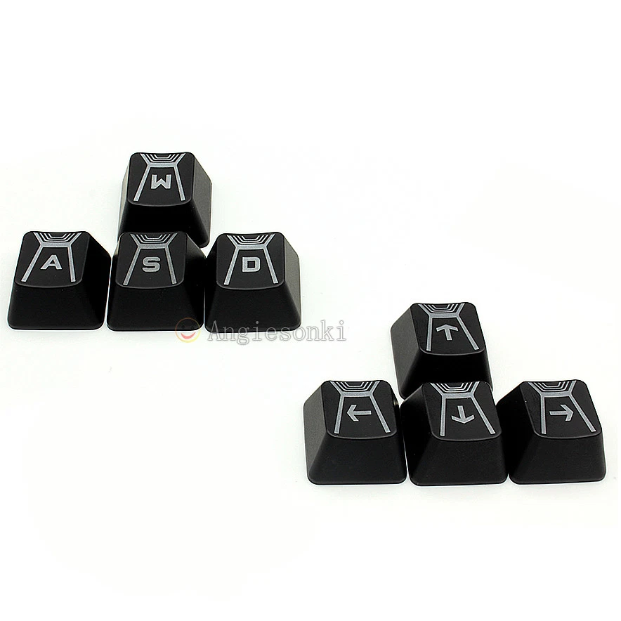 W A S D & direction arrow key caps for Logitech G910 Romer-G Mechanical Keyboard - Image 3 of 4