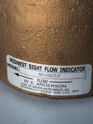 Midwest Site Flow Indicator Model SFI-100-2-12