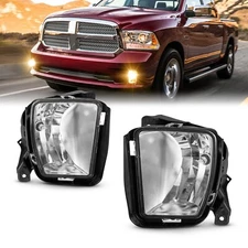 Fits Fog Lights For 2013 2014 2015 2016 2017 2018 Dodge Ram 1500 Left+Right