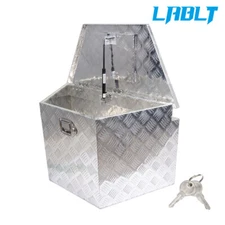 LABLT Heavy Duty Aluminum Tread Tool Box 29" × 15" × 18" For Truck Trailer