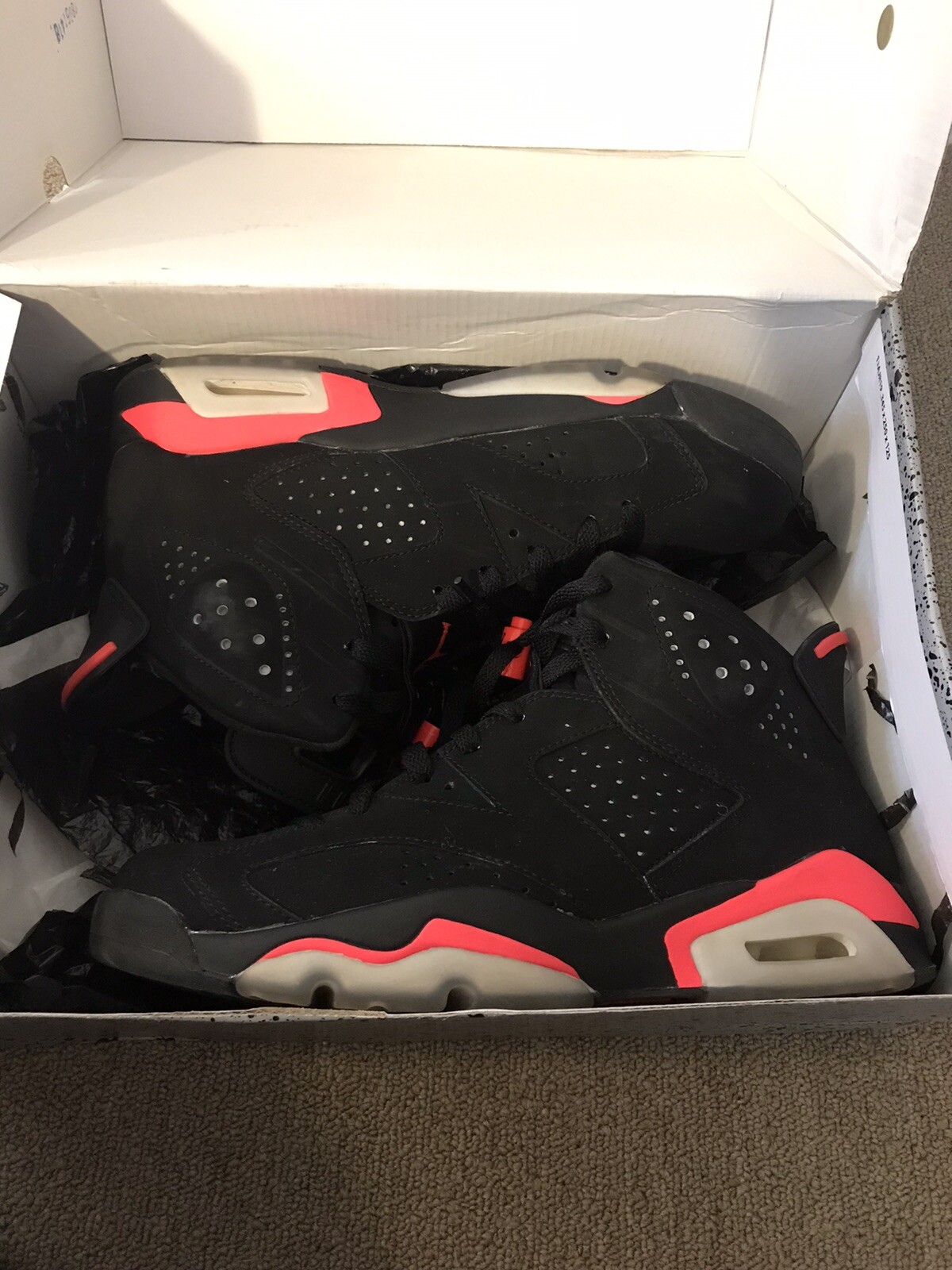 jordan 6 infrared size 8