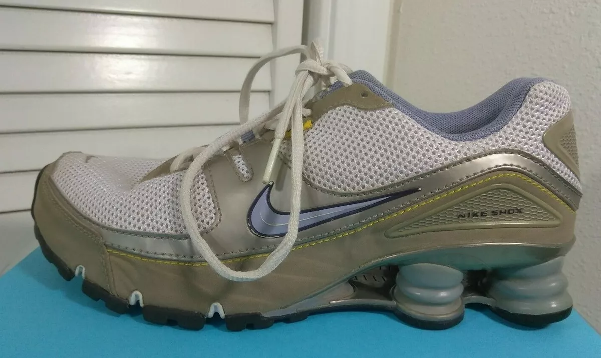 womens all white nike shox