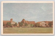 Postcard Los Angeles California University Of California Students On Field 