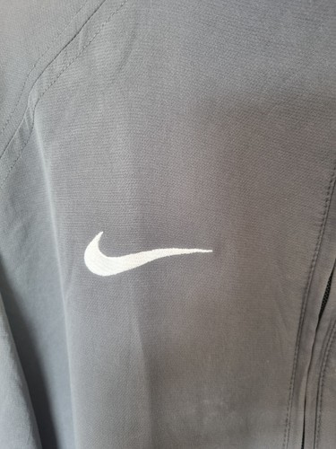 Nike Manchester United Track Jacket Medium Grey 04/05 Football Windbreaker Rain - Picture 12 of 13