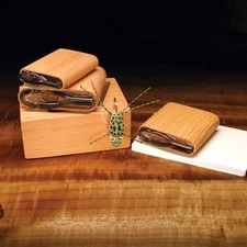 DELUXE STP FROG CUTTER SET Wood Box Fly Tying 
