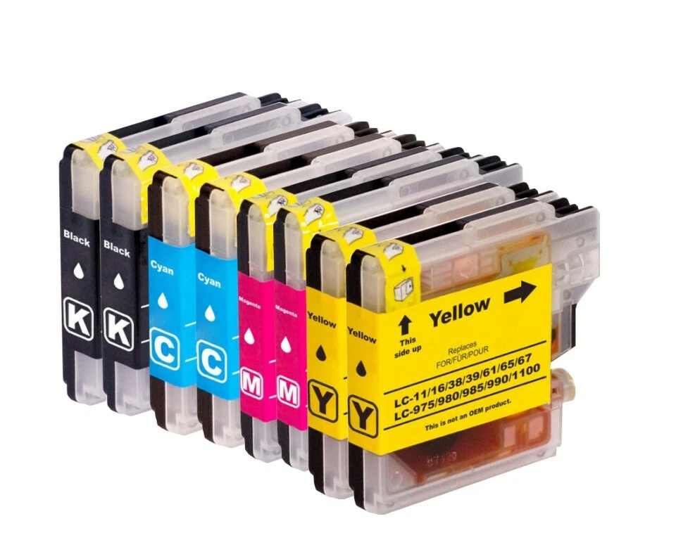 8 Druckerpatronen kompatibel für BROTHER DCP-145C DCP-195C DCP-385C DCP-395C - Bild 3 von 4