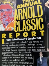 The 3rd Annual Arnold Classic & IFBB Rare Muscle Mag JULY & FEB 1991 Two Issues 