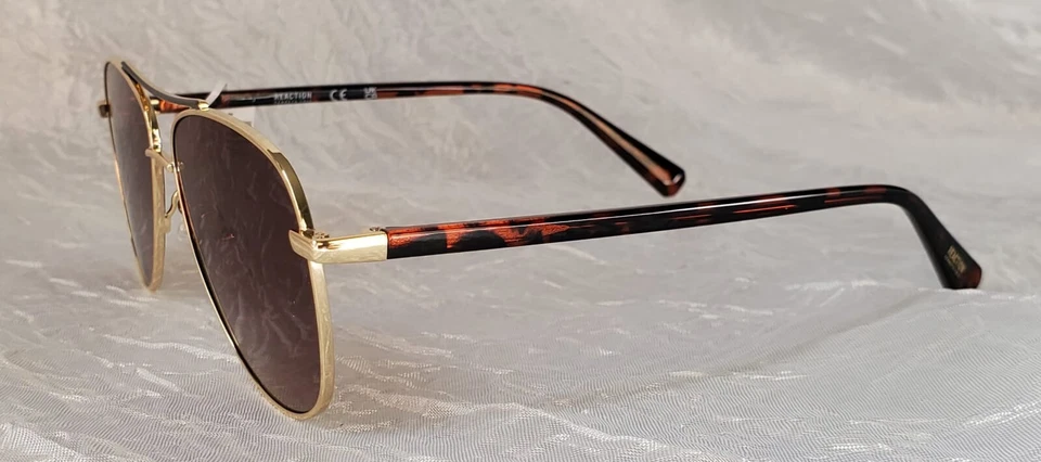 Gafas de sol Kenneth Cole Reaction RN00012 32F diseñador piloto mate humo 57 mm Foto 2 de 2