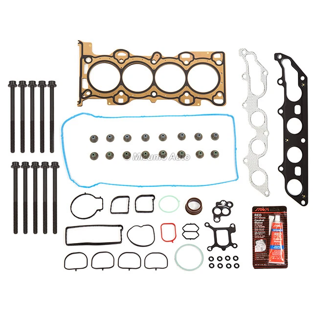 Juego de pernos de junta de culata aptos 06-09 Ford Fusion Mercury Milan DURATEC 2.3 DOHC Foto 2 de 4