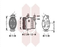 Kompressor Klimaanlage FüR Opel Astra G CC 1.6