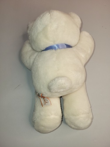 Dakin Teddybär Soft Classics weißes Herz 1988 Vintage 11 Zoll Plüschtier Stofftier - Bild 7 von 10