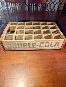 Rare 24 bottle Double Cola wooden crate Tullahoma Tenn TN carrier coca cola