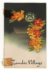 Vtg 1947 Zombie Village Menu Oakland CA Tiki Bar Restaurant Original Authentic