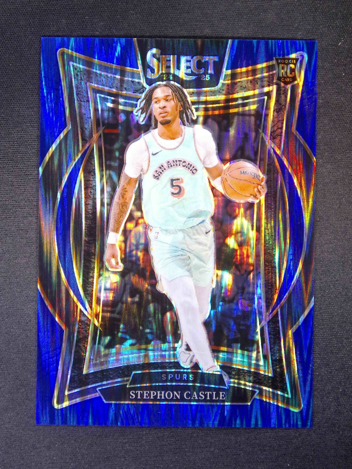 2024-25 Panini Select Stephon Castle #72 RC Rookie Concourse Blue Flash /99