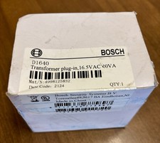 Bosch D1640 Transformer Plug-in, 16.5VAC 40VA