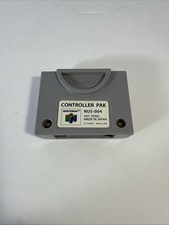 N64 Controller Pak NUS-004 OEM Official Nintendo 64 Memory Card - Tested  Works