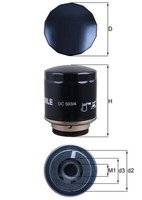 Mahle OC 593/4 ÖLfilter FüR Audi Seat Skoda VW