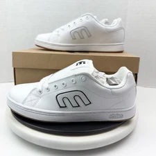 Etnies Callicut Mens Size 9 White Sneakers Retro 2003 Skateboard Skate Shoes NEW