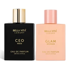 Bella CEO MAN & GLAM Fragrance Duo Eau de Parfum Set Unisex 3.4 Fl.oz 2X100 ml