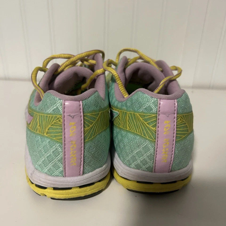 Mizuno Wave Sayonara Running Shoes Women's Teal/Yellow - US 8.5 - Image 3 of 4