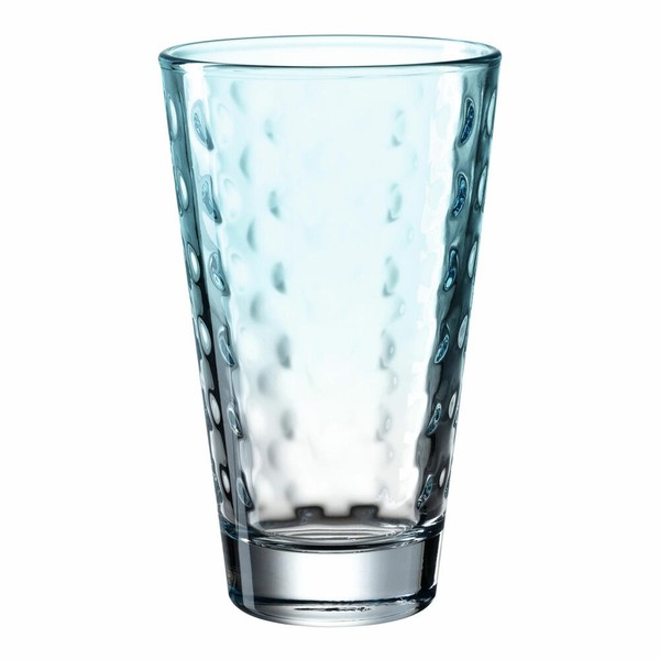 Leonardo Trinkglas Optic, Becher, Wasserglas, Kalk-Natron Glas, Mint, 300 Ml-image