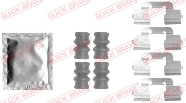 1X Quick Brake 109-1797 ZubehöRsatz Scheibenbremsbelag FüR CitroëN Peugeot Ds-image