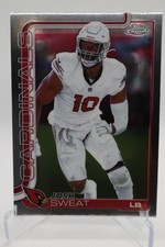 2025 Topps Chrome Football Base #10 Josh Sweat Arizona Cardinals