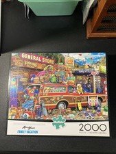 Buffalo Puzzle Aimee Stewart Family Vacation. 2000 Pieces New Sealed
