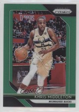 2018-19 Panini Prizm Green Prizm Khris Middleton #286 0wp8