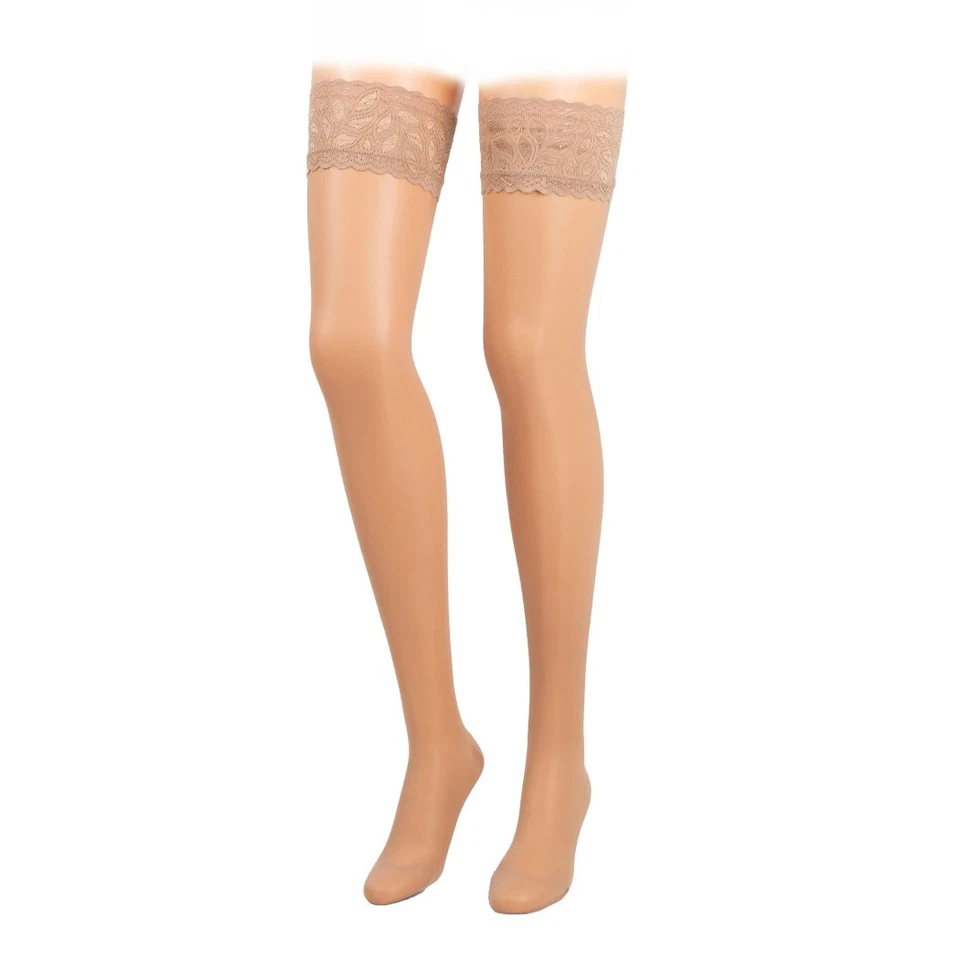 Compressana Calypso Damen Schenkelstrüpfe Kompression 140Den Stützstrumpf 9017 - Bild 3 von 4