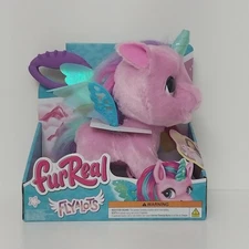 FurReal Flyalots Flitter My Alicorn Pink Unicorn Plush Interactive Toy New!