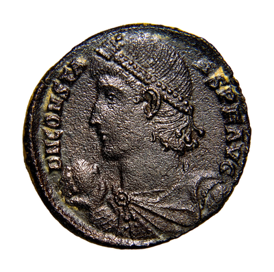 #ad Handsome Constans BI Centenionalis. Antioch AD 348 350. ANS Hut Tree Captive $58.96