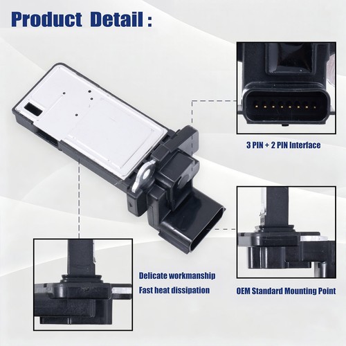 AFH70M-121 MAF Meter Air Flow Sensor Fit 2013-15 GMC Sierra Chevrolet Silverado - Picture 2 of 8