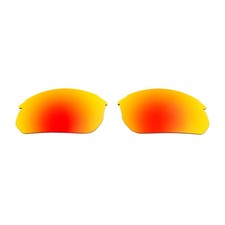 Walleva Fire Red Polarized Replacement Lenses For Smith Parallel 2 Glasses