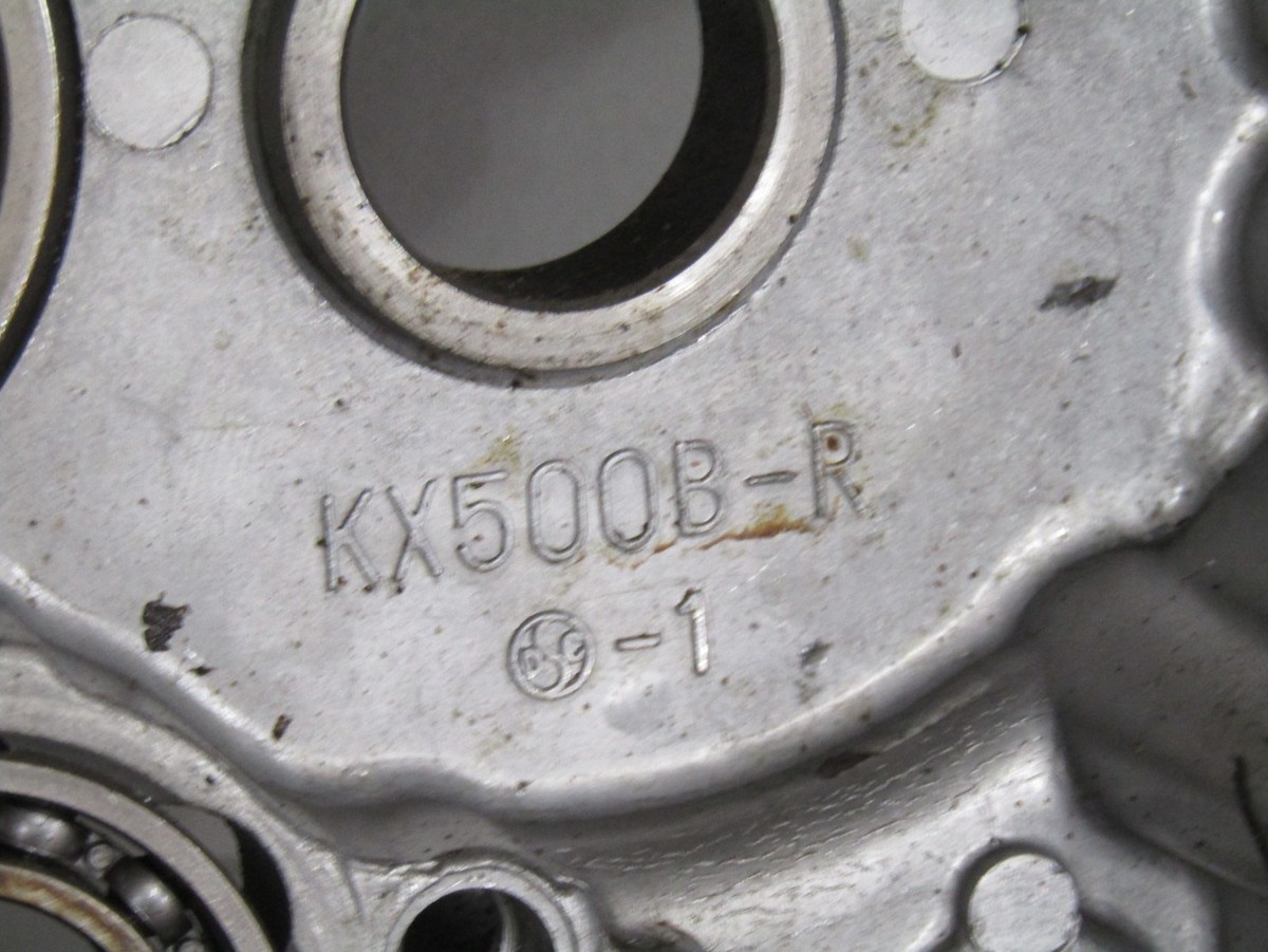 Kx500 Kawasaki 1989 KX 500 Crankcase Left Crank Case Engine for